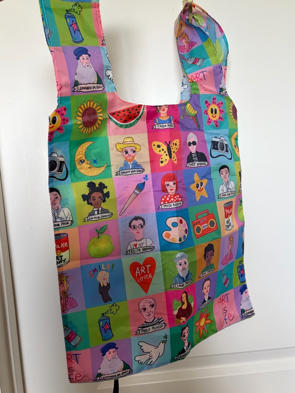 Multicolored Art Foldable Tote Bag